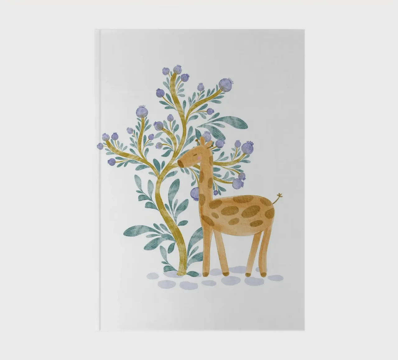 giraffe notebook by Nikitajariwala