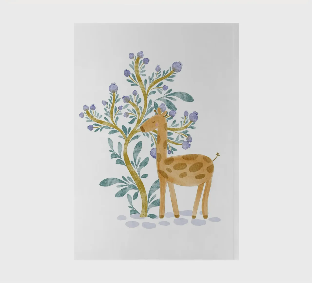 giraffe notebook by Nikitajariwala