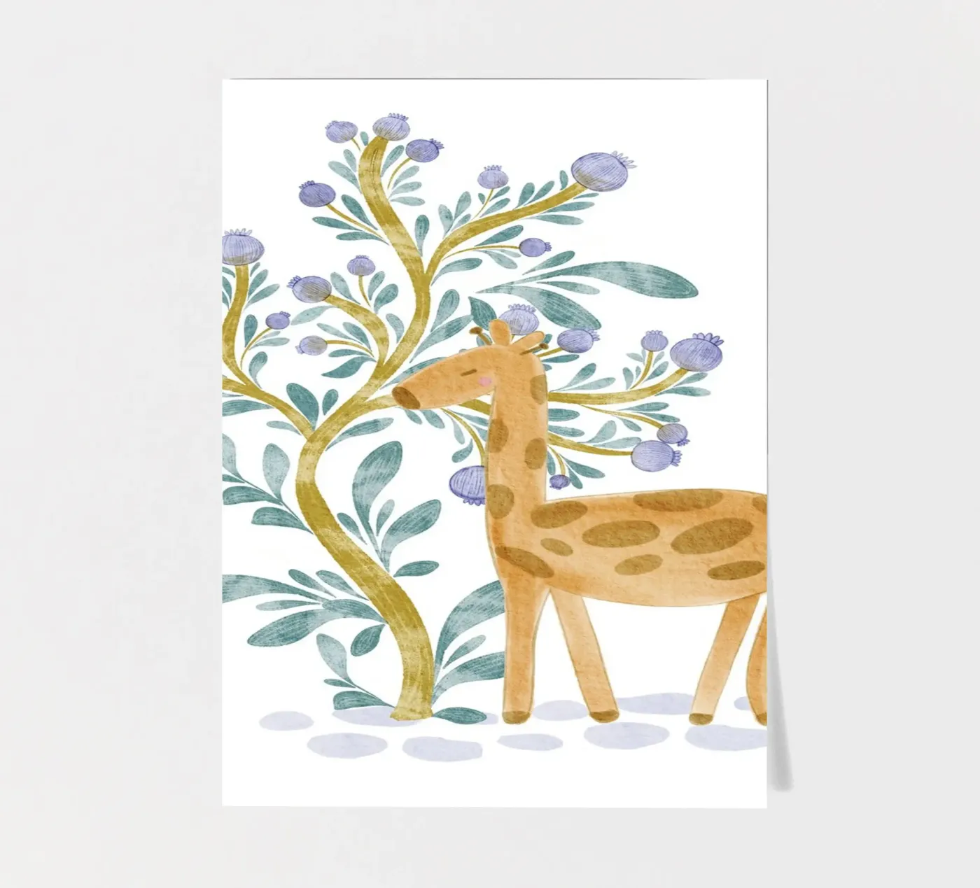 giraffe sticker sheet by Nikitajariwala