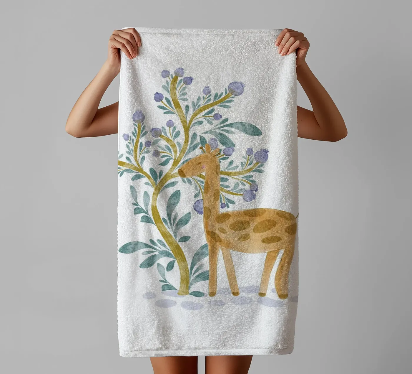 giraffe badhanddoek van Nikitajariwala