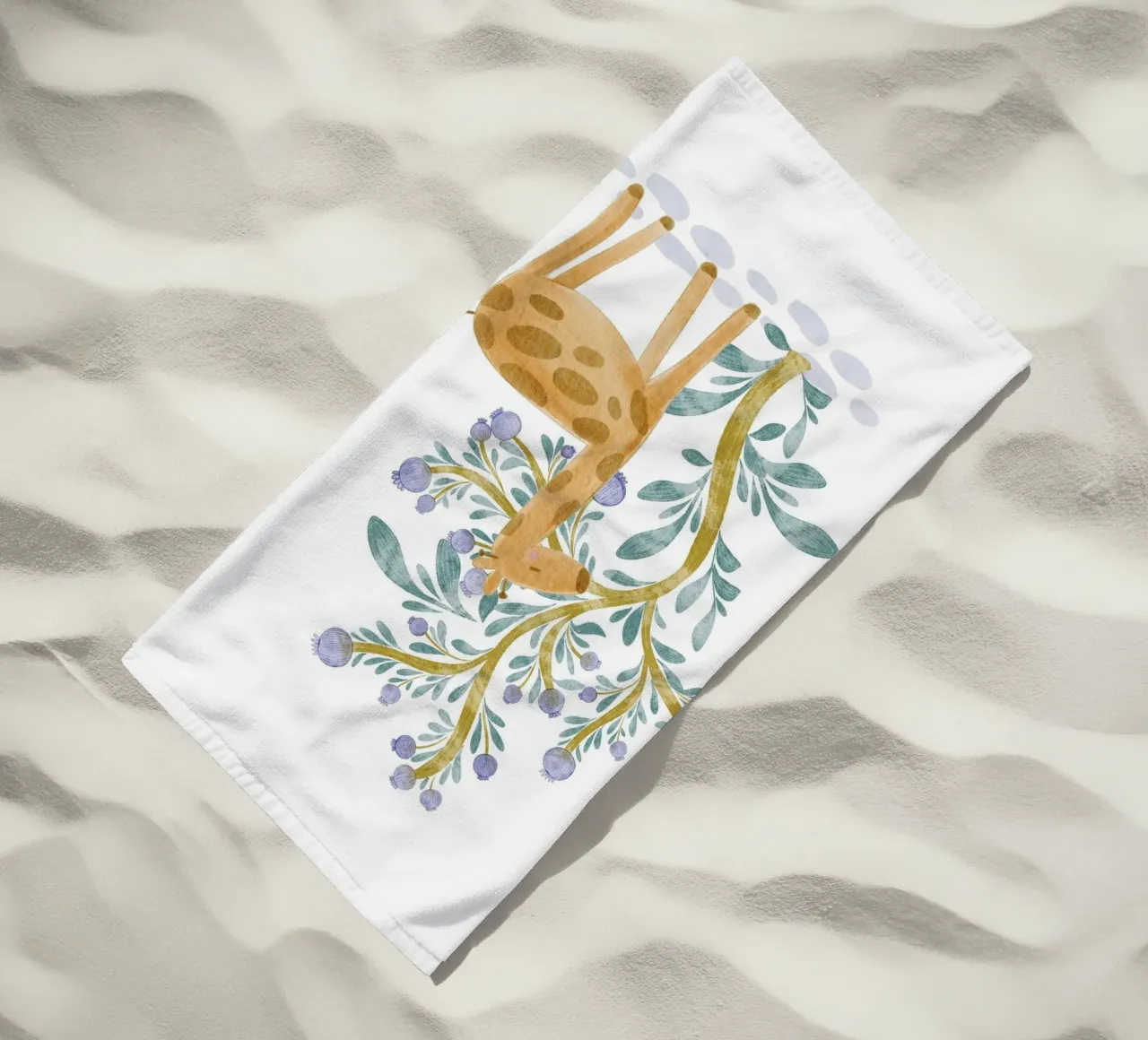 giraffa telo mare da Nikitajariwala