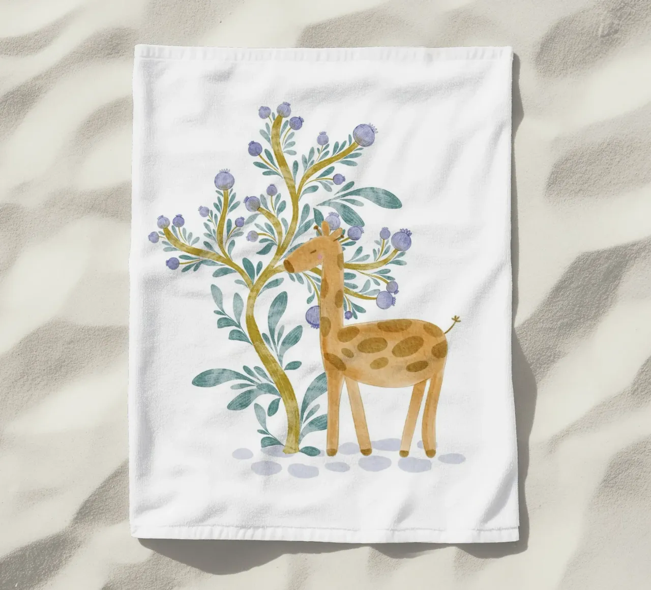 giraffa telo mare da Nikitajariwala