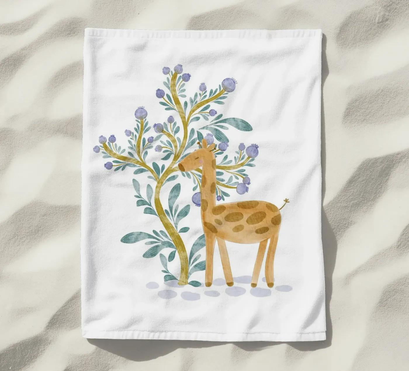 giraffe telo mare da Nikitajariwala