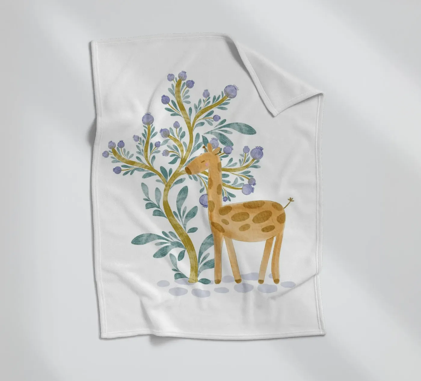 Giraffe Fleecedecke von Nikitajariwala