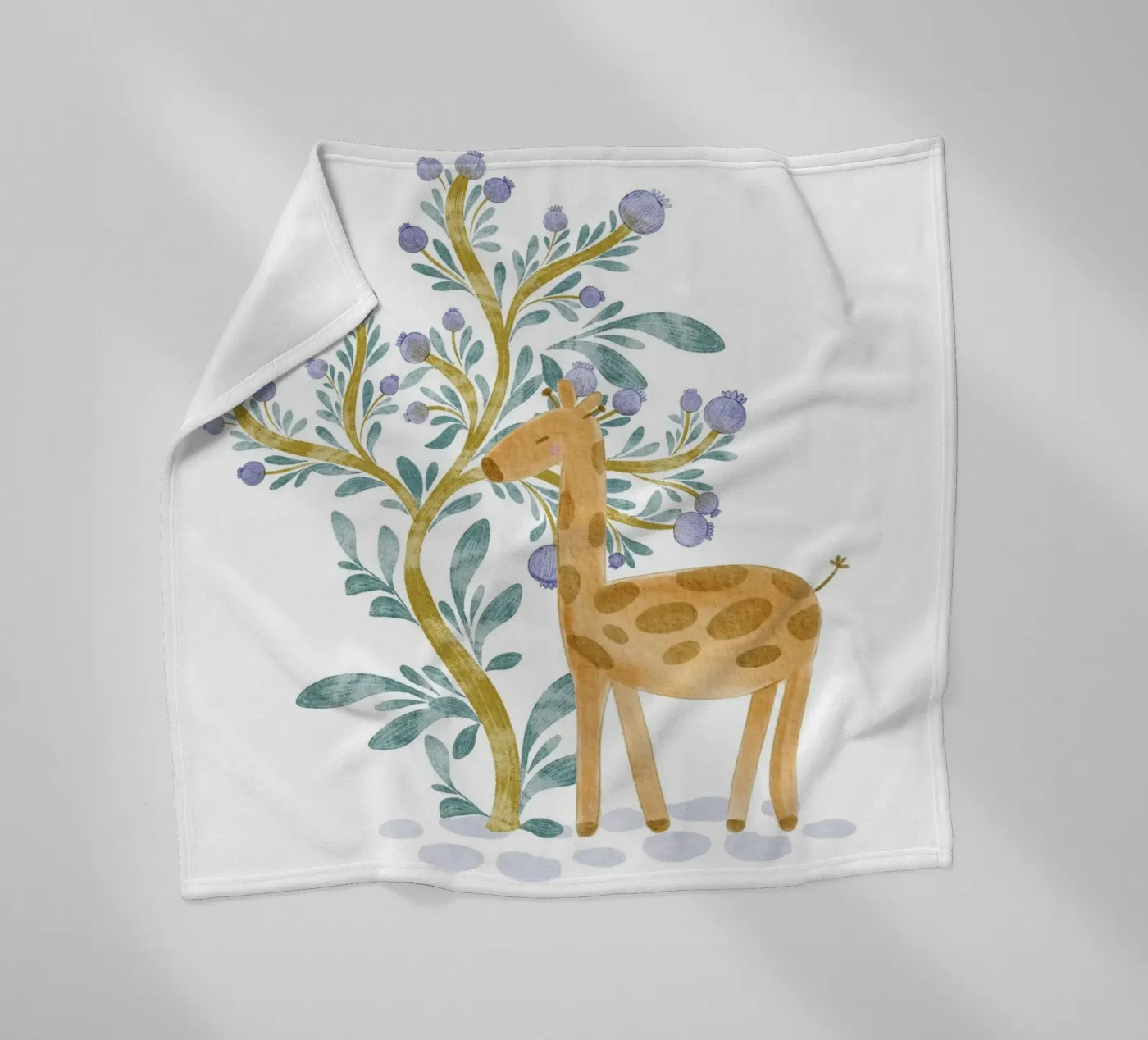 Giraffe Fleecedecke von Nikitajariwala