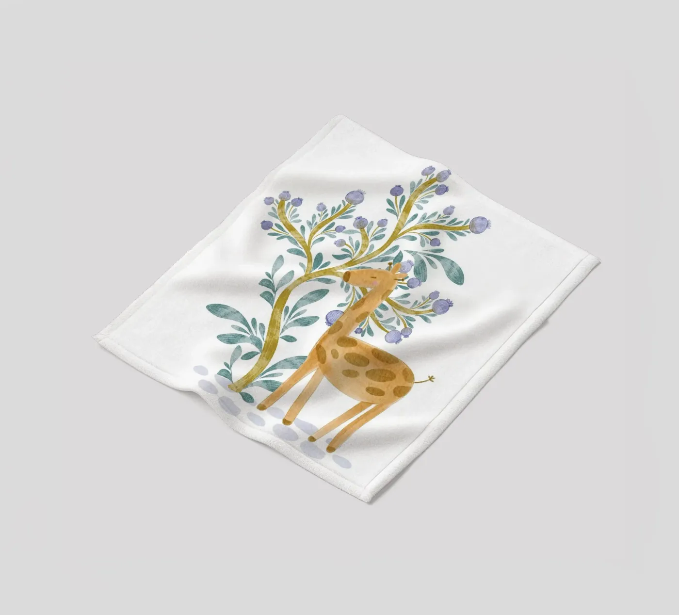 Giraffe Fleecedecke von Nikitajariwala