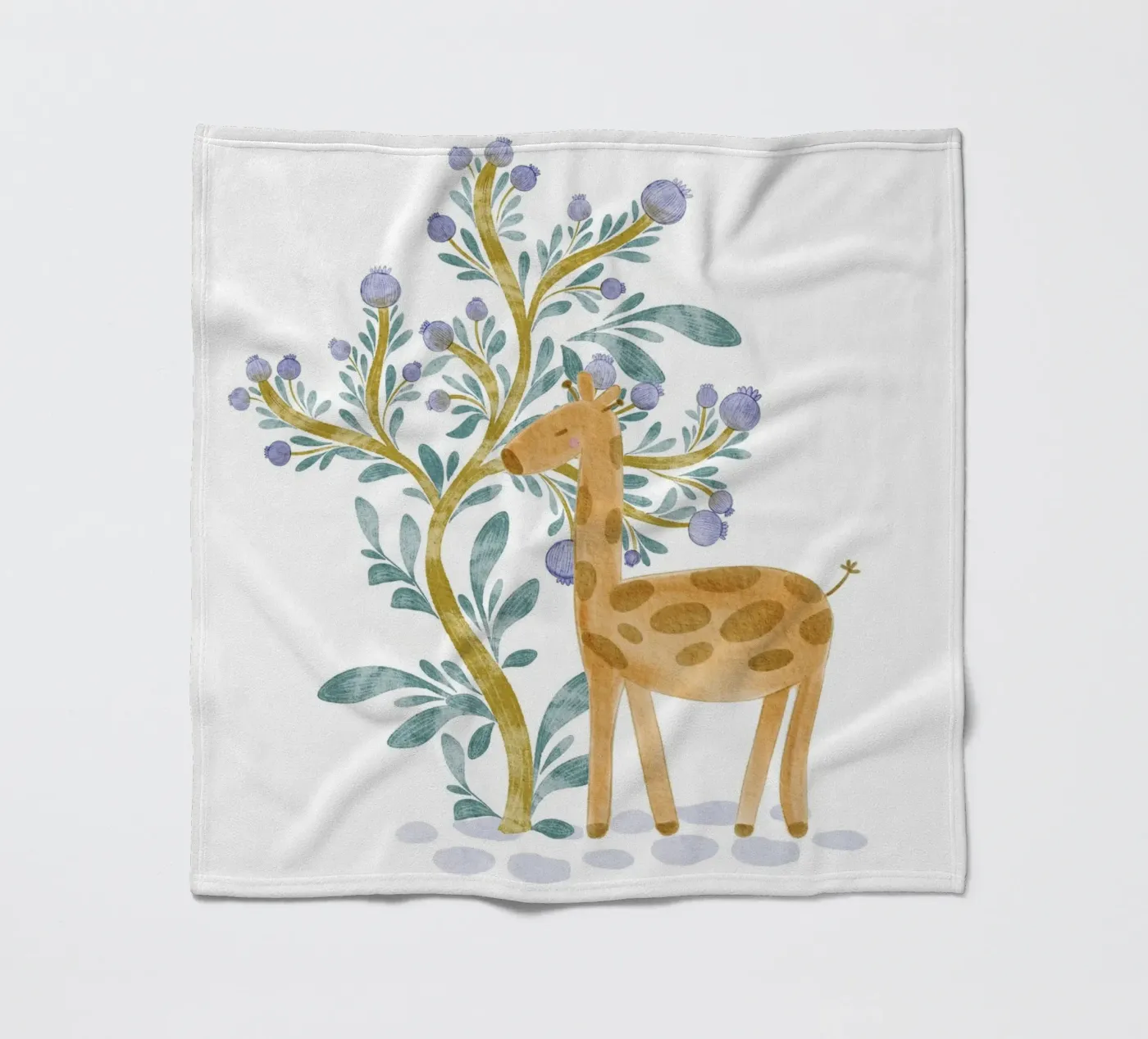 Giraffe Fleecedecke von Nikitajariwala