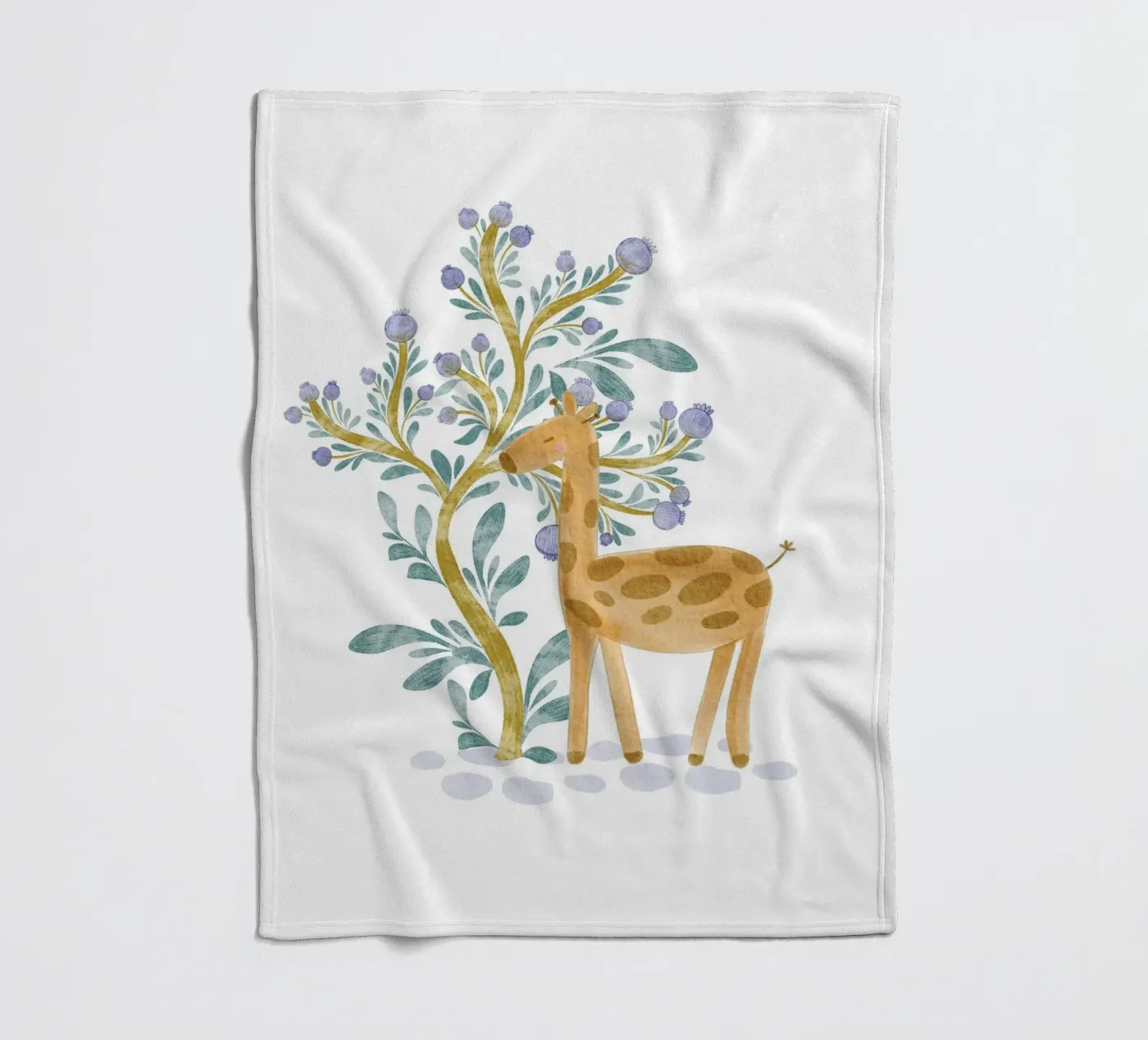 Giraffe Fleecedecke von Nikitajariwala