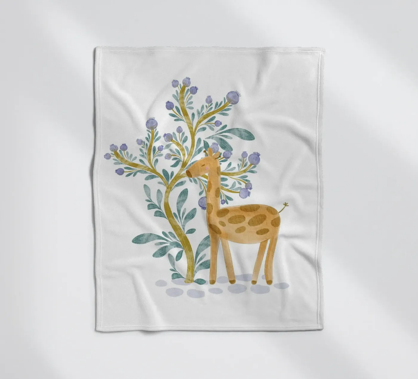 Giraffe Fleecedecke von Nikitajariwala
