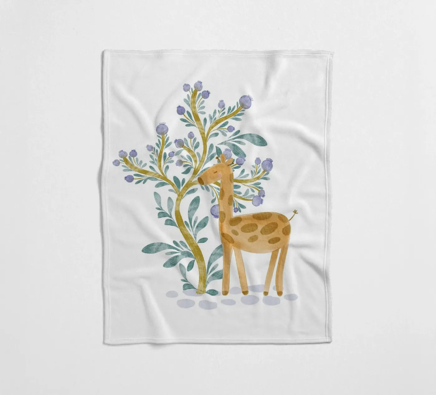 Giraffe Fleecedecke von Nikitajariwala