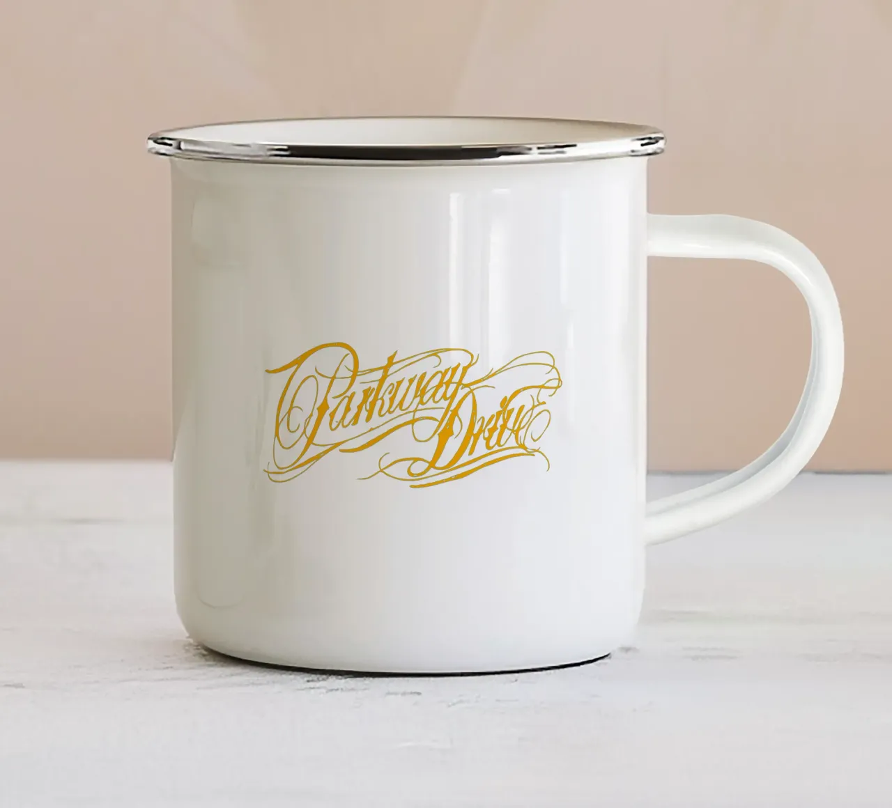 Parkway Drive Yellow tazza in smalto da MR.A