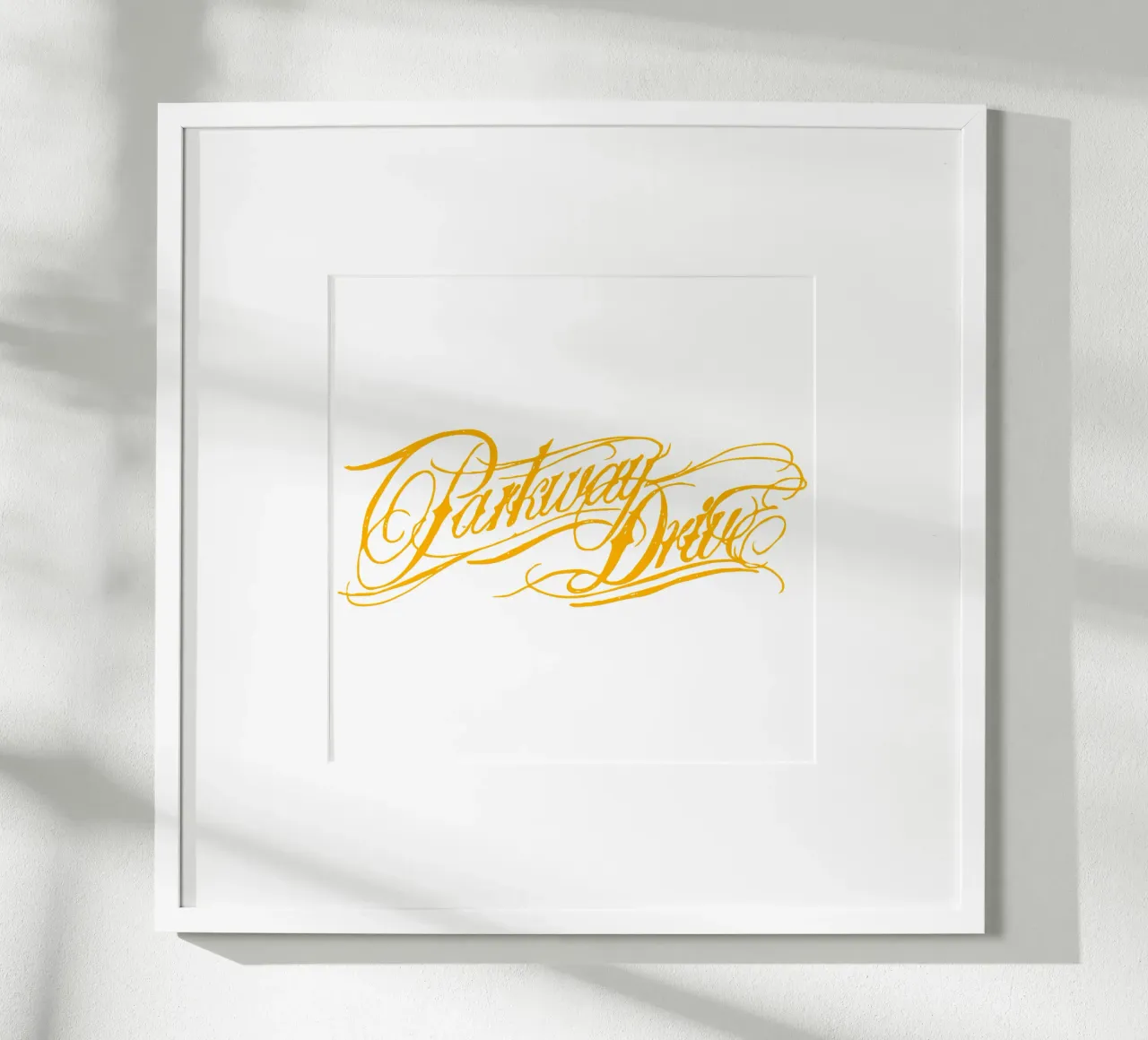 Parkway Drive Yellow poster con telaio in plastica da MR.A