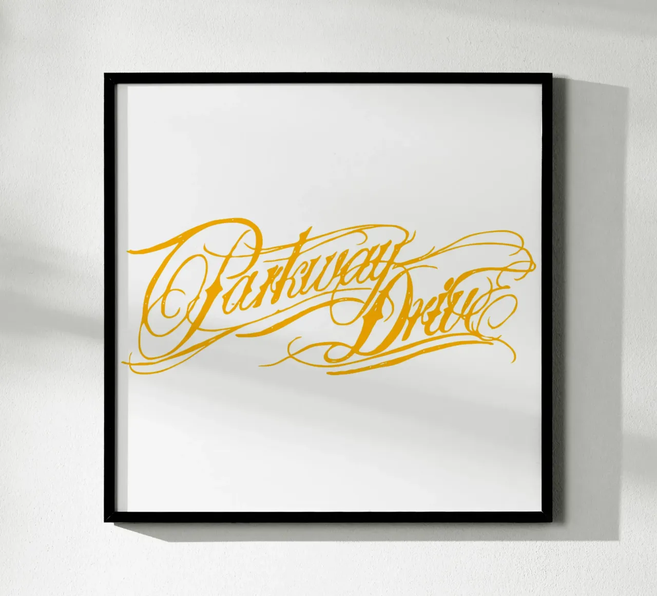 Parkway Drive Yellow poster con telaio in plastica da MR.A
