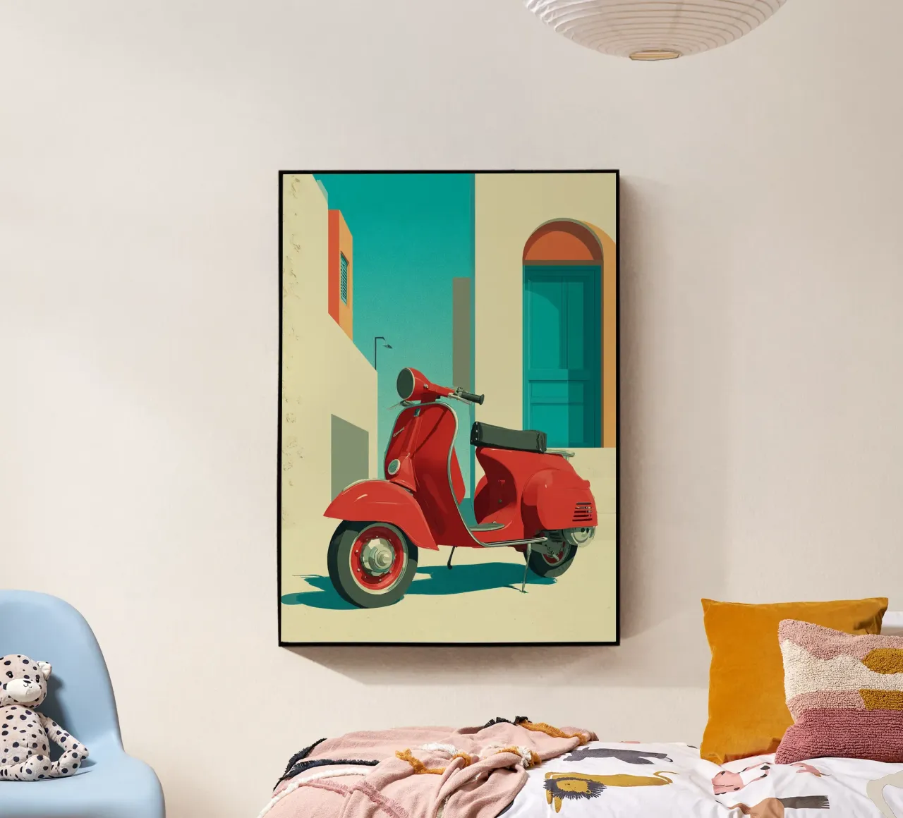 Vespa in the Sunlight plexiglass da Mosaic Dialogue