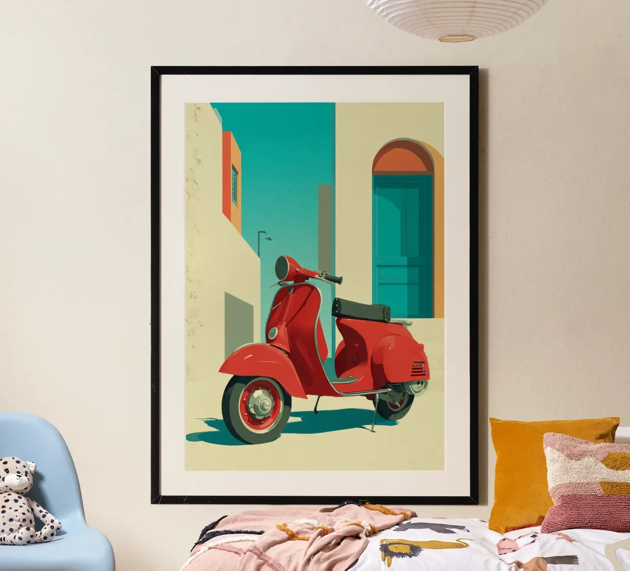 Vespa in the Sunlight carta hahnemühle da Mosaic Dialogue