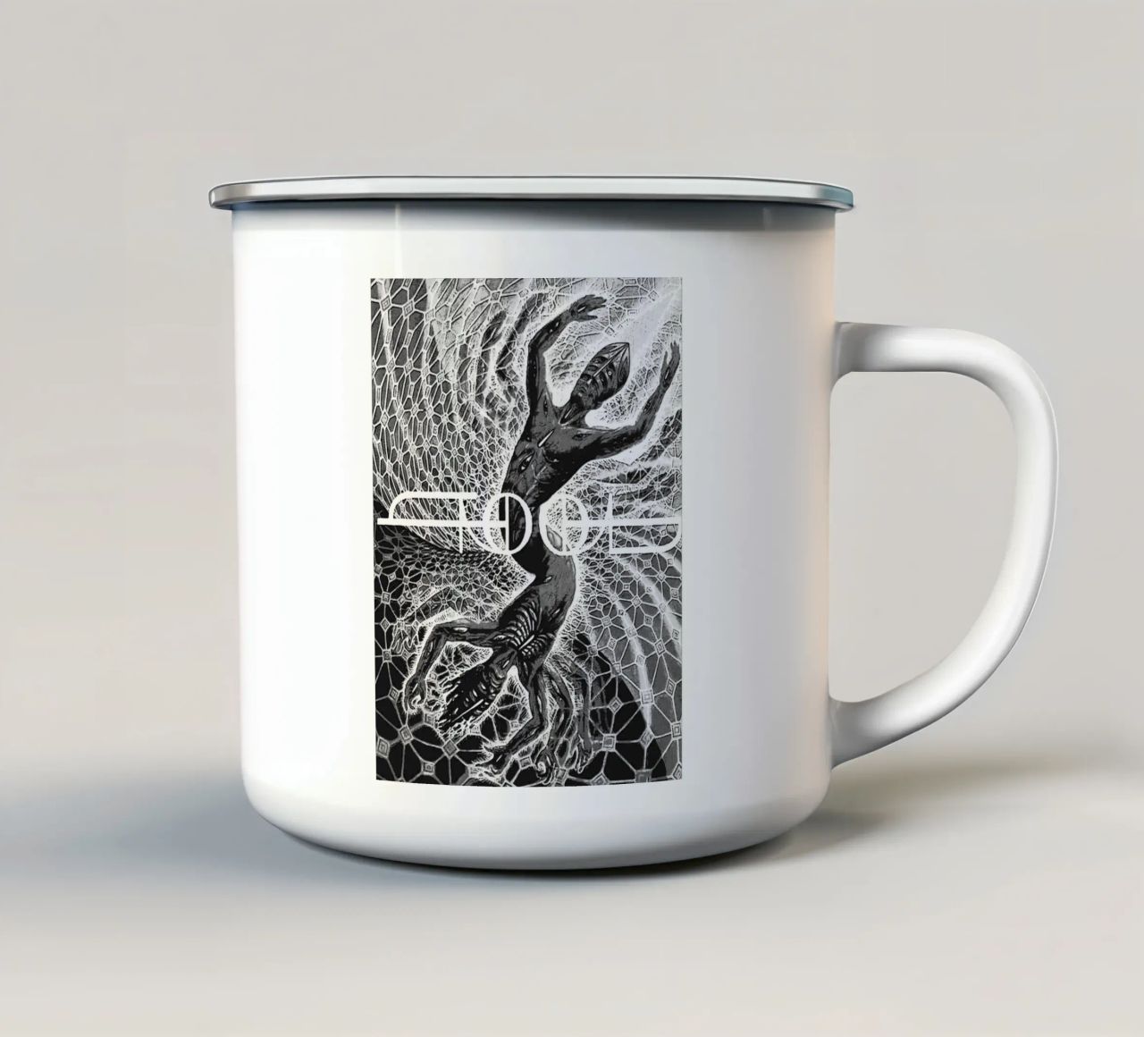 tool band art tazza in smalto da vanhesling