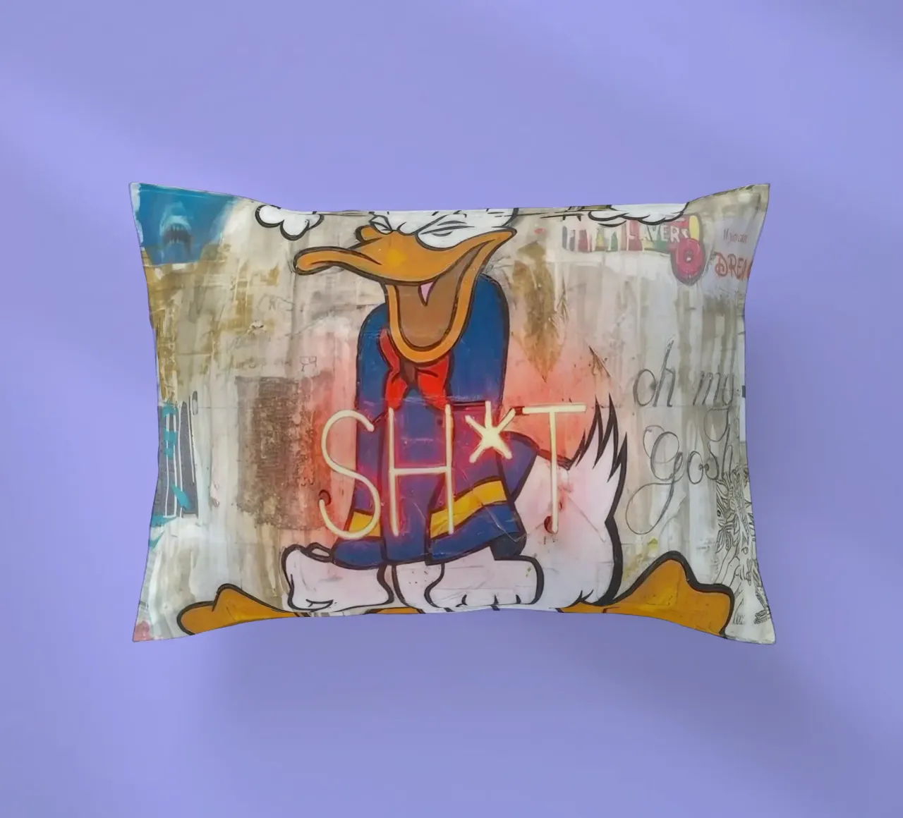 Stressed Duck cuscino da Nando Art