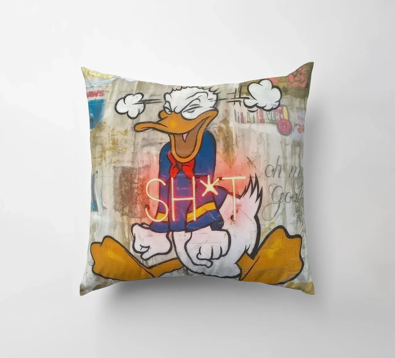 Stressed Duck cuscino da Nando Art