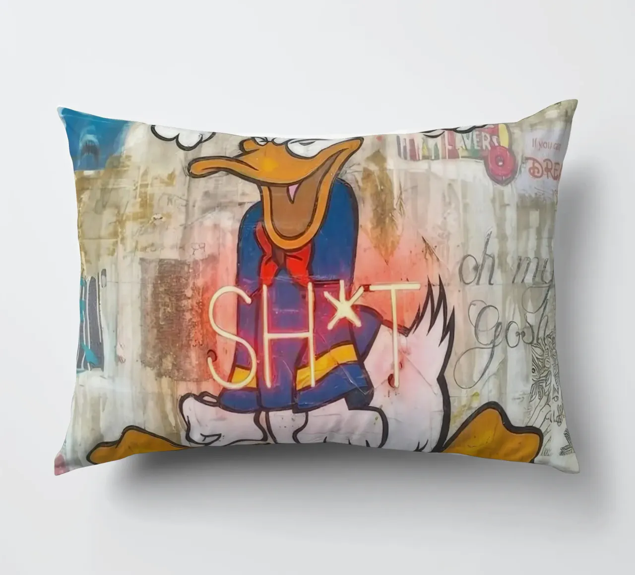 Stressed Duck cuscino da Nando Art