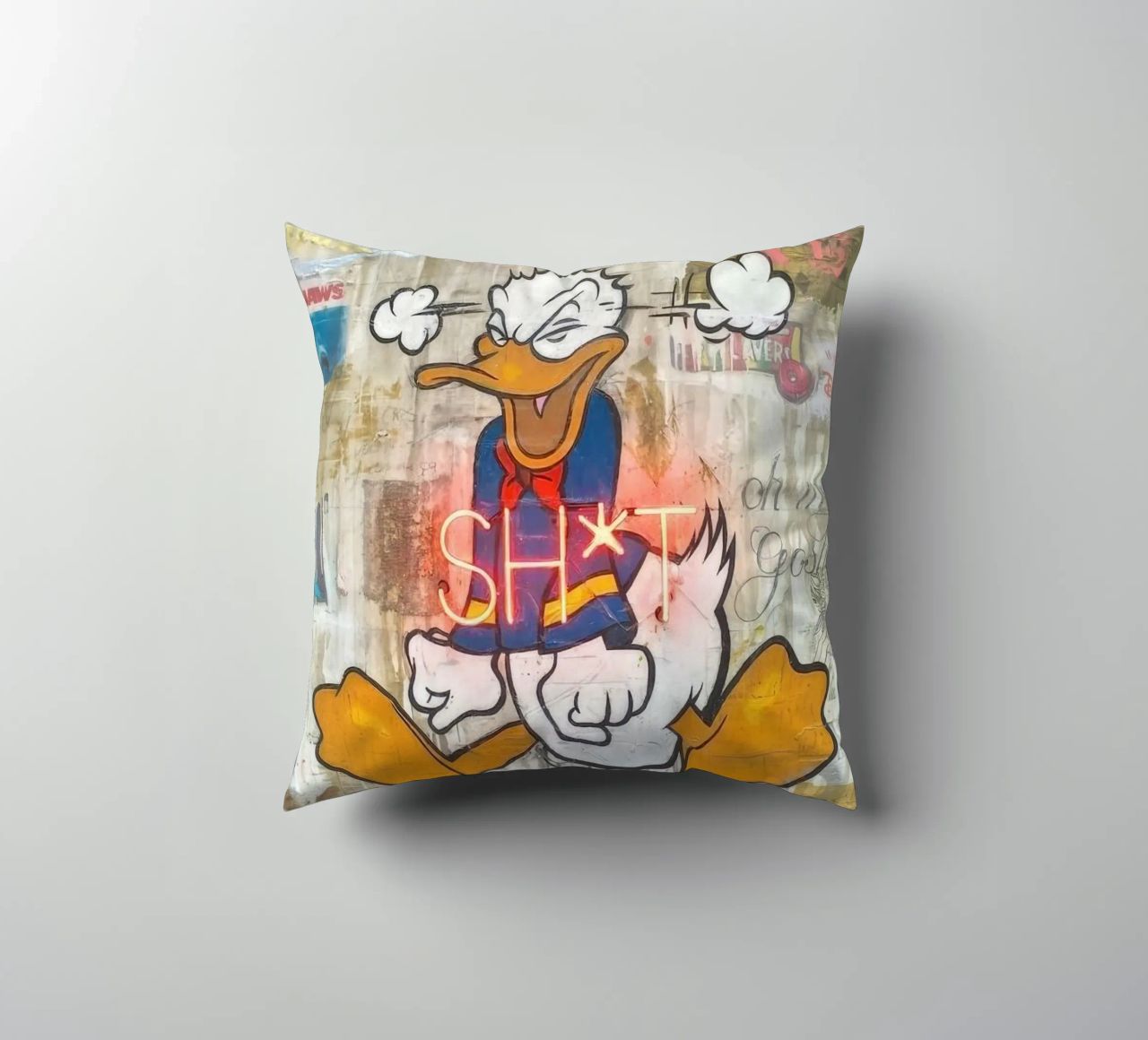 Stressed Duck cuscino da Nando Art