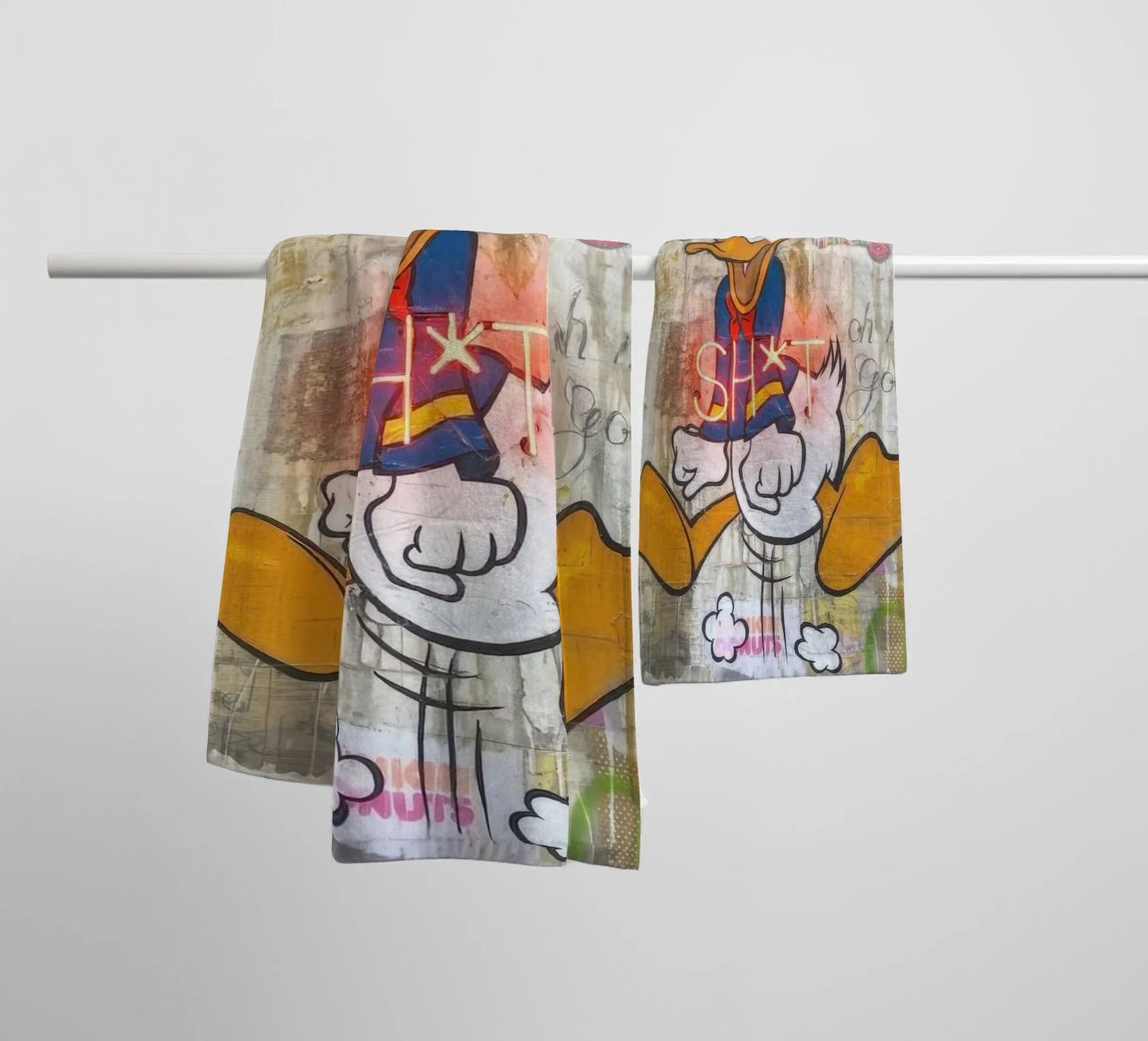 Stressed Duck asciugamano da bagno da Nando Art
