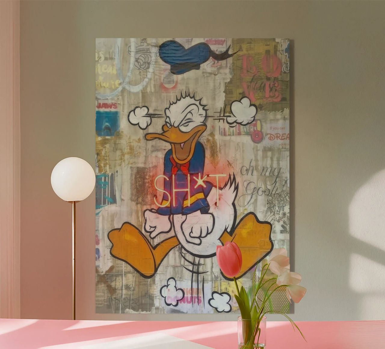 Stressed Duck plexiglass da Nando Art