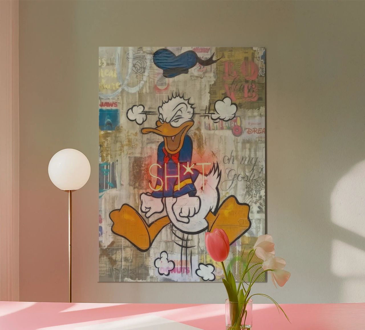 Stressed Duck alluminio dibond da Nando Art