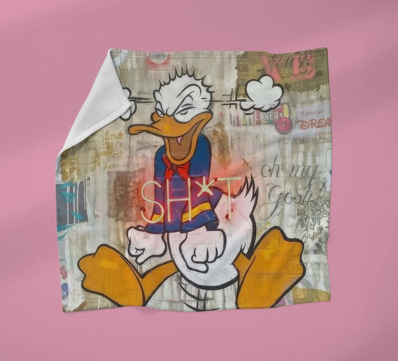 Stressed Duck coperta in pile da Nando Art