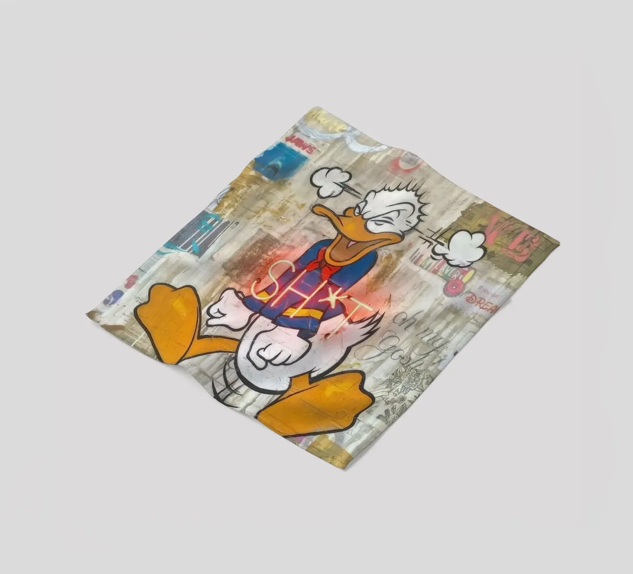 Stressed Duck coperta in pile da Nando Art