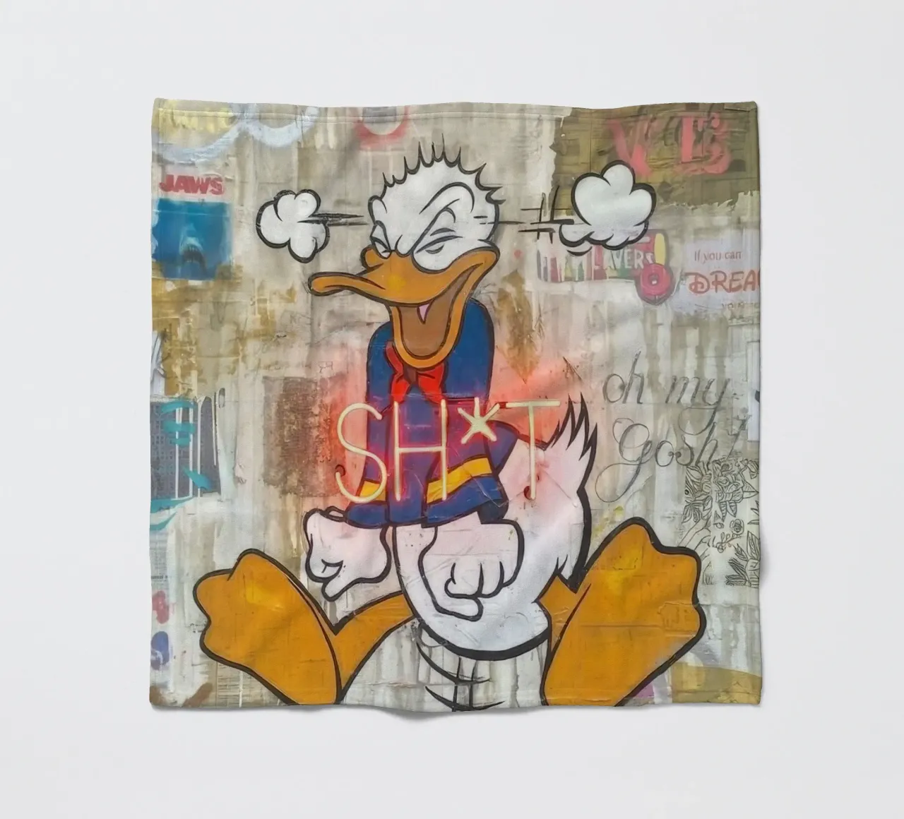 Stressed Duck coperta in pile da Nando Art