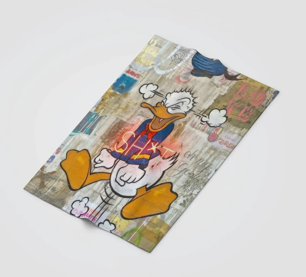 Stressed Duck coperta in pile da Nando Art