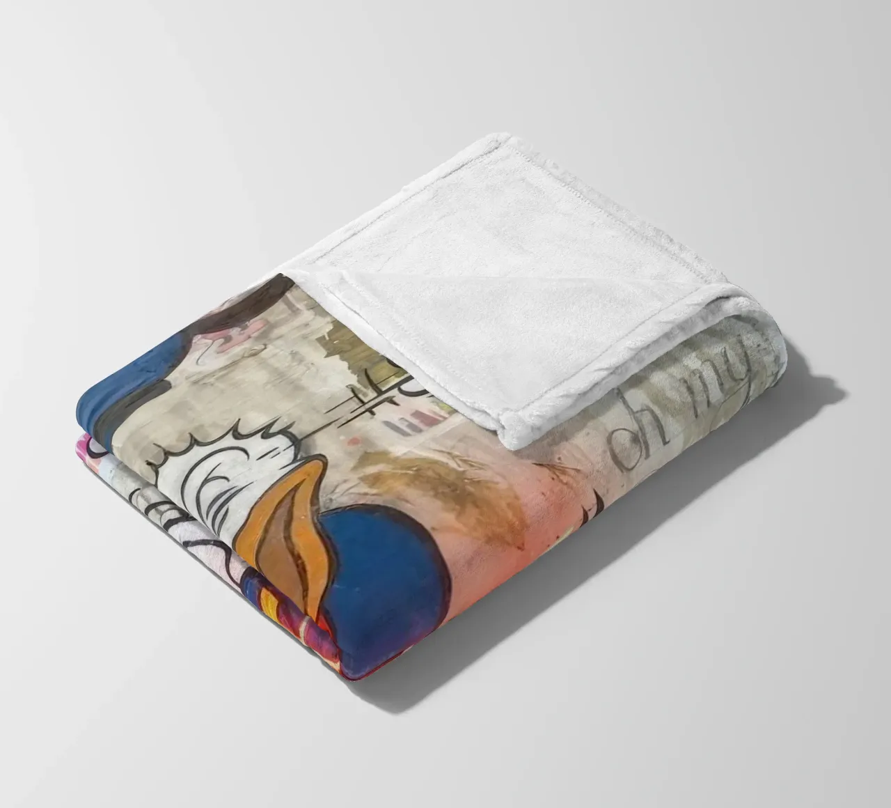 Stressed Duck coperta in pile da Nando Art