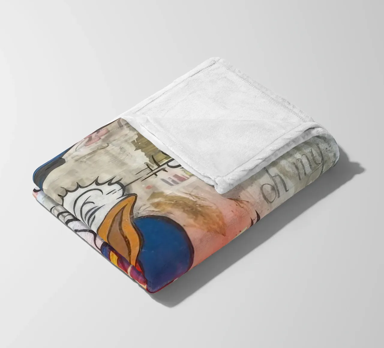 Stressed Duck coperta in pile da Nando Art