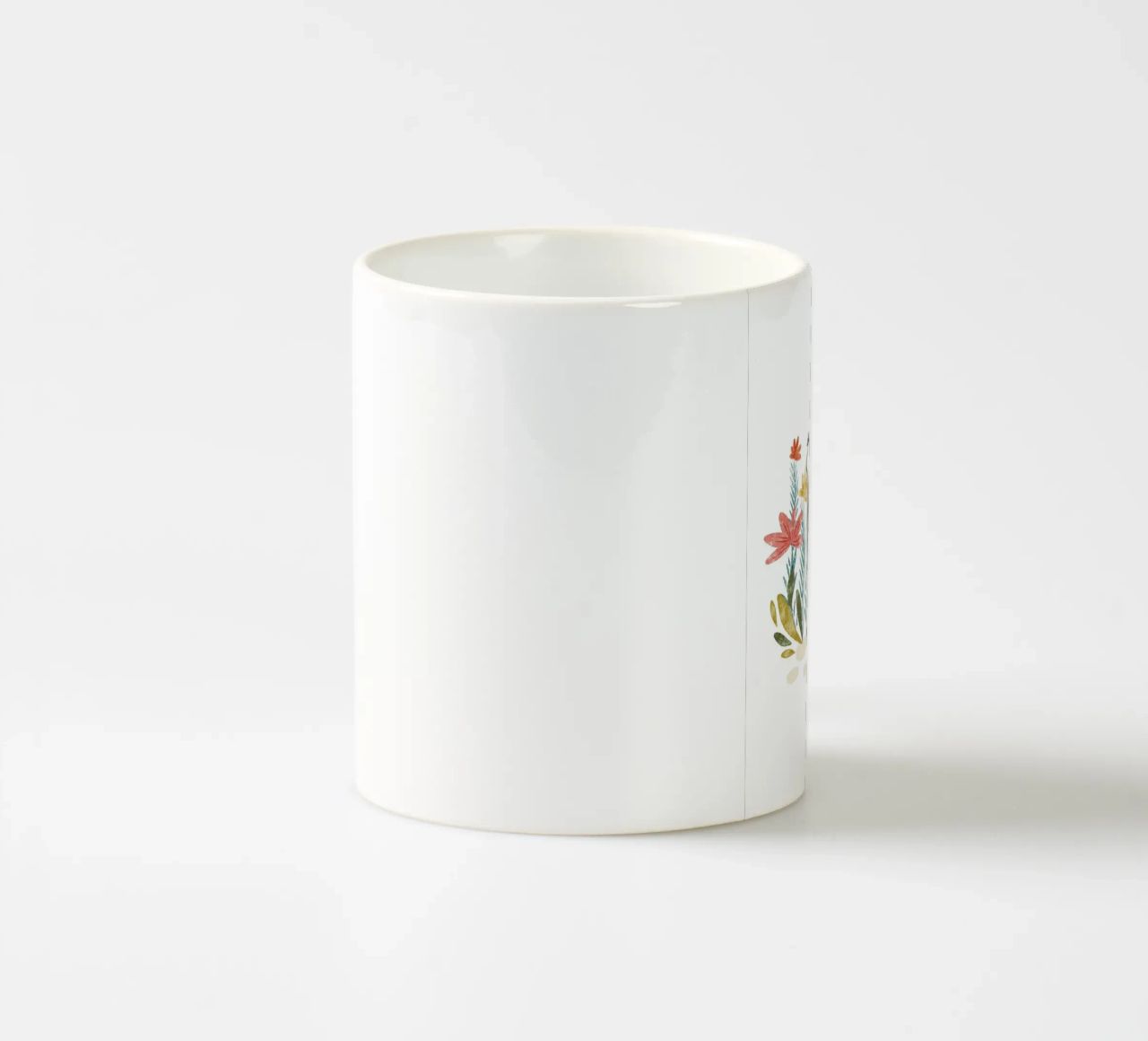 Zebra e fiori tazza in ceramica da Nikitajariwala
