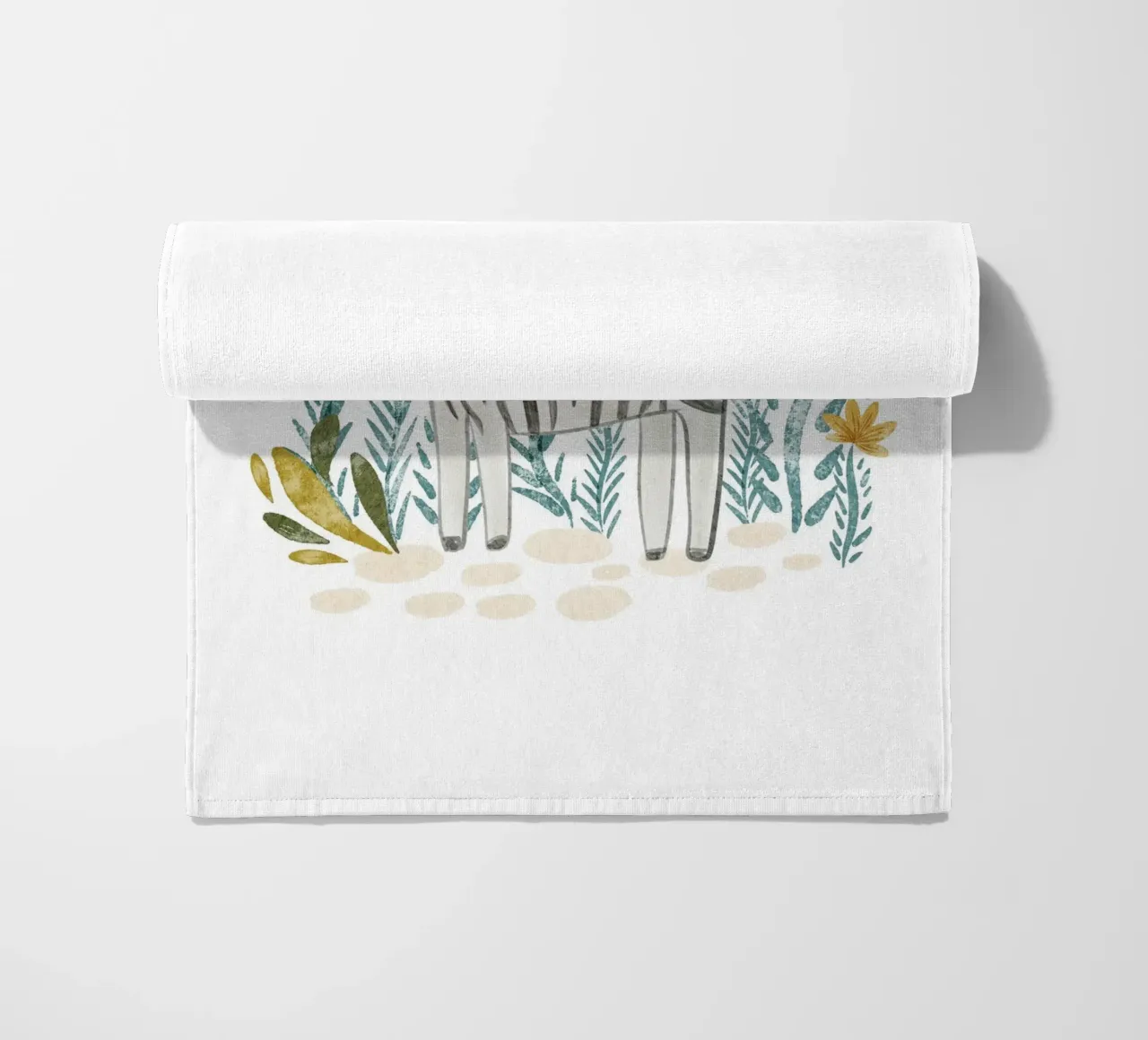 Zebra e fiori telo mare da Nikitajariwala