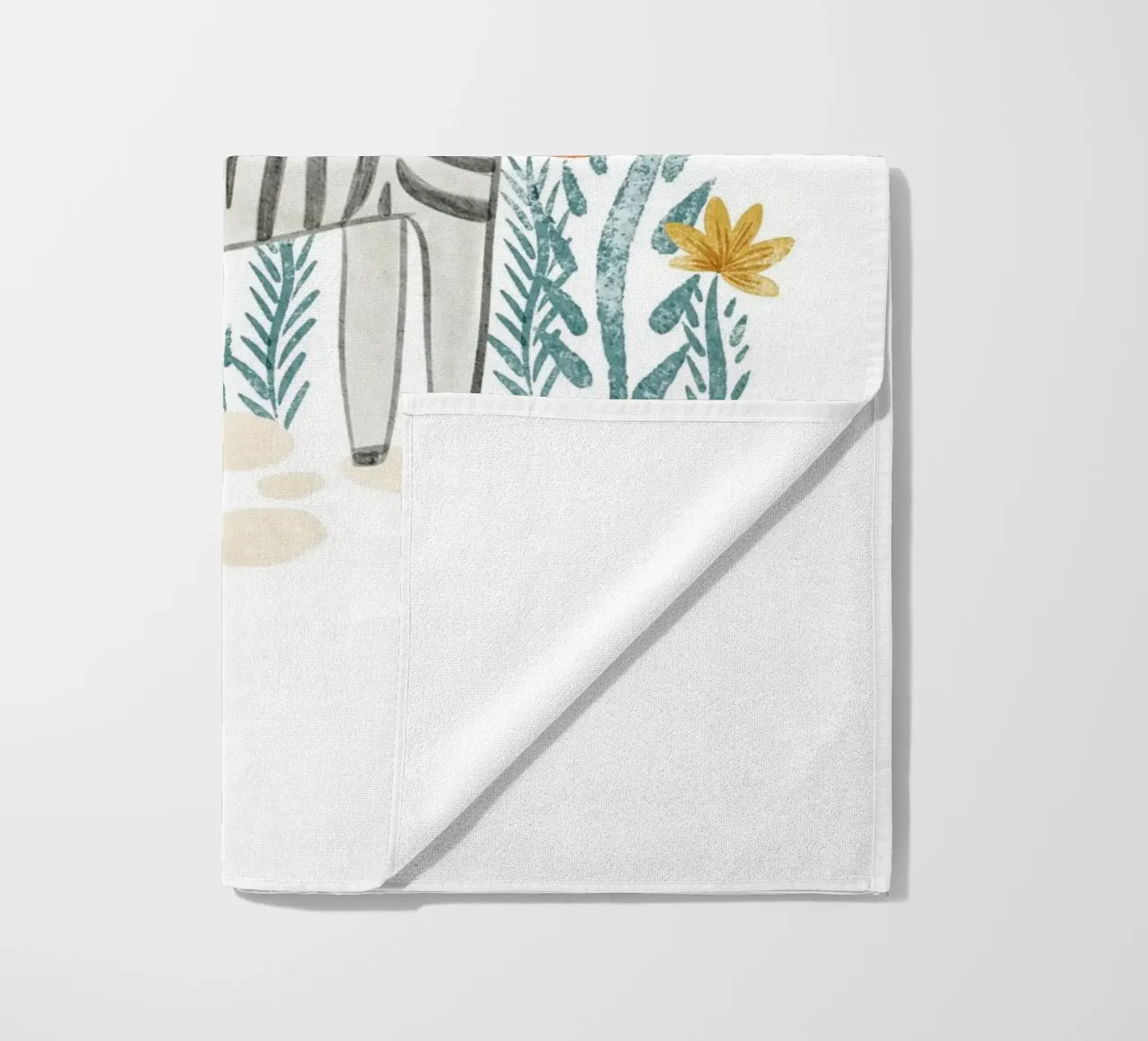 Zebra e fiori telo mare da Nikitajariwala