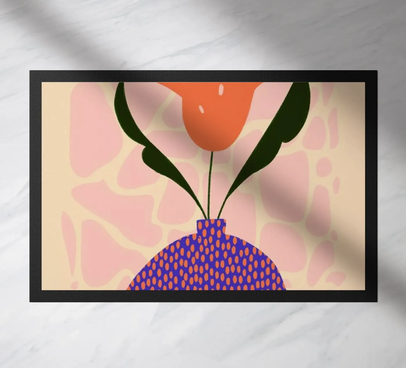 Polka doormat by Pure