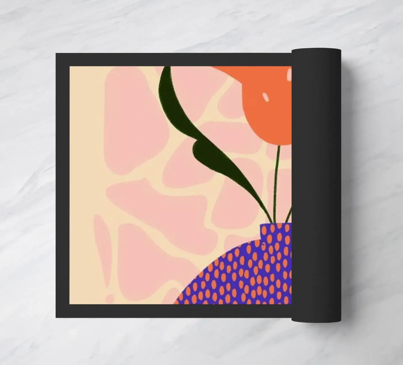 Polka doormat by Pure