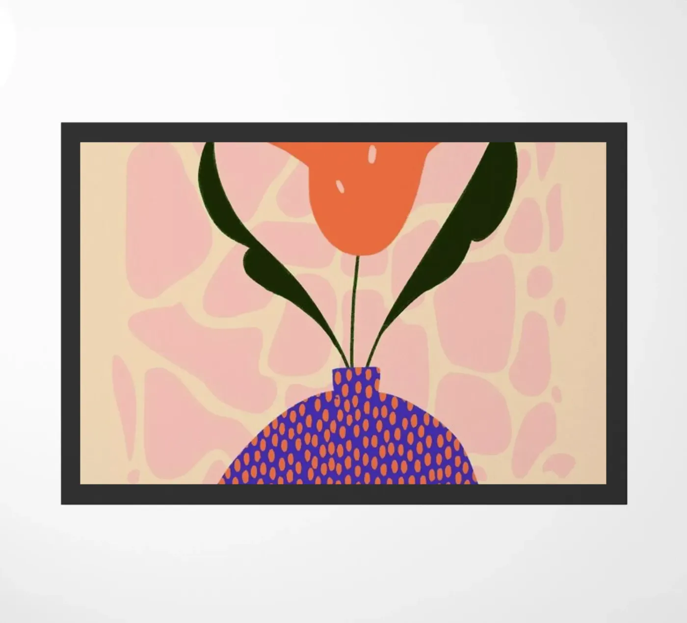 Polka doormat by Pure