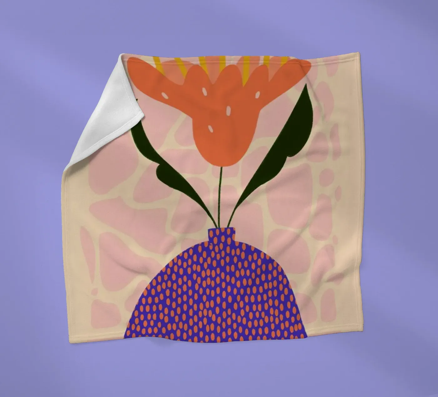Polka Fleecedecke von Pure