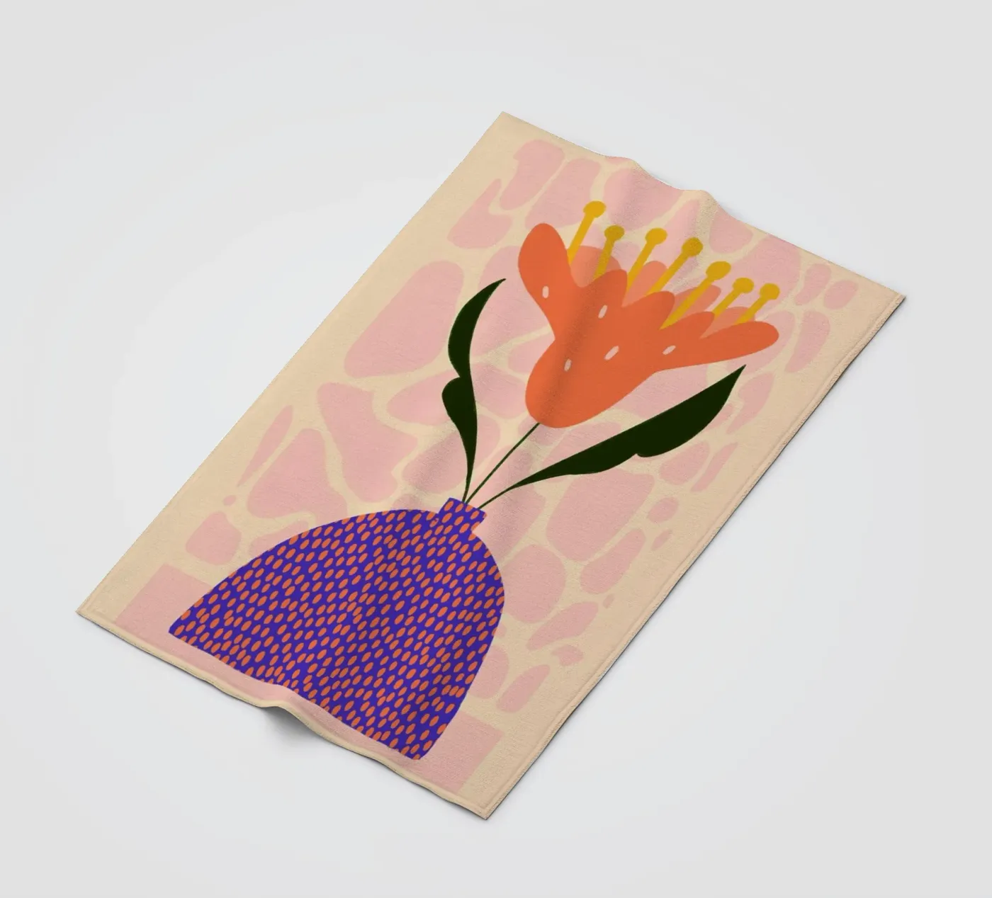 Polka Fleecedecke von Pure