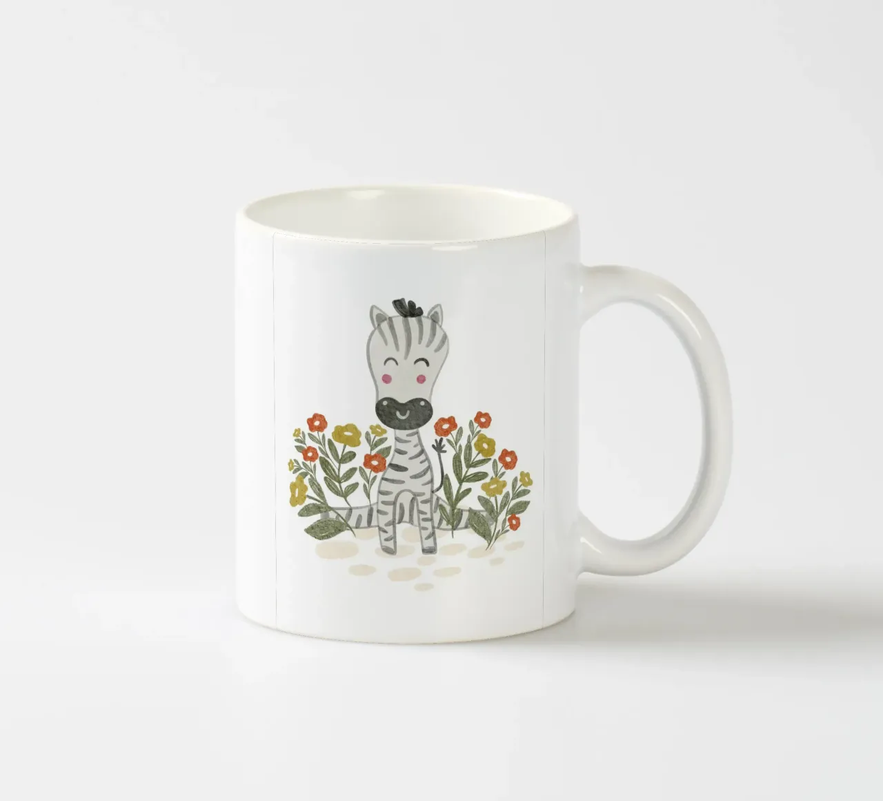 Baby Zebra tazza in ceramica da Nikitajariwala