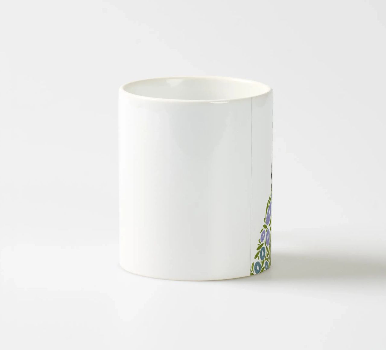 Zebra e fiori tazza in ceramica da Nikitajariwala