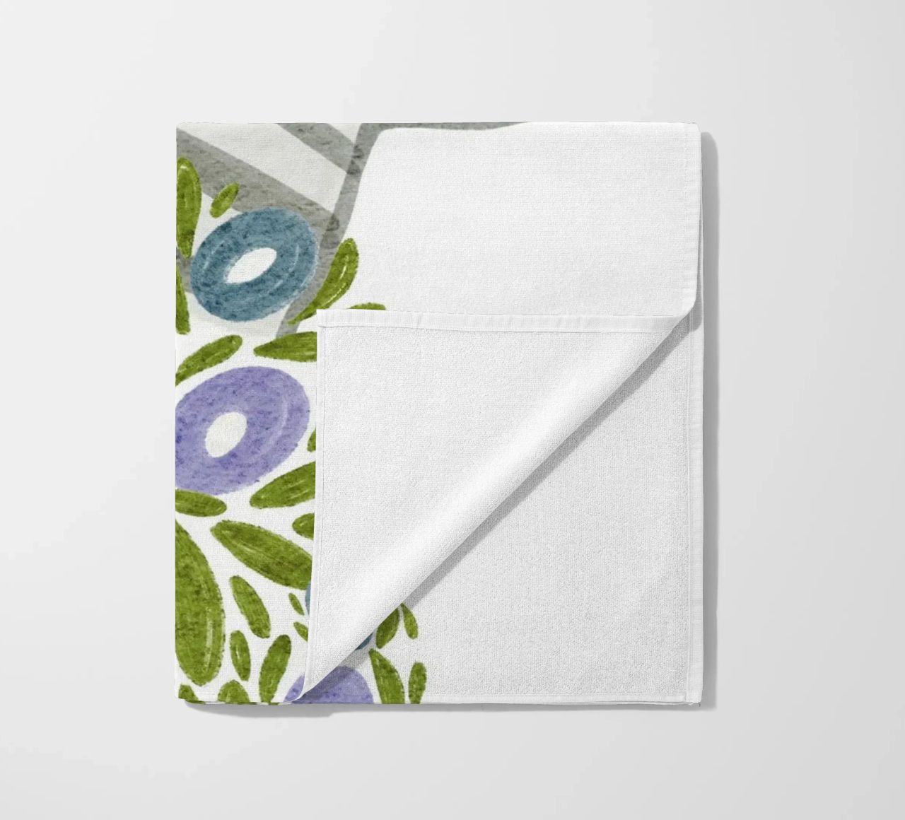 Zebra e fiori telo mare da Nikitajariwala
