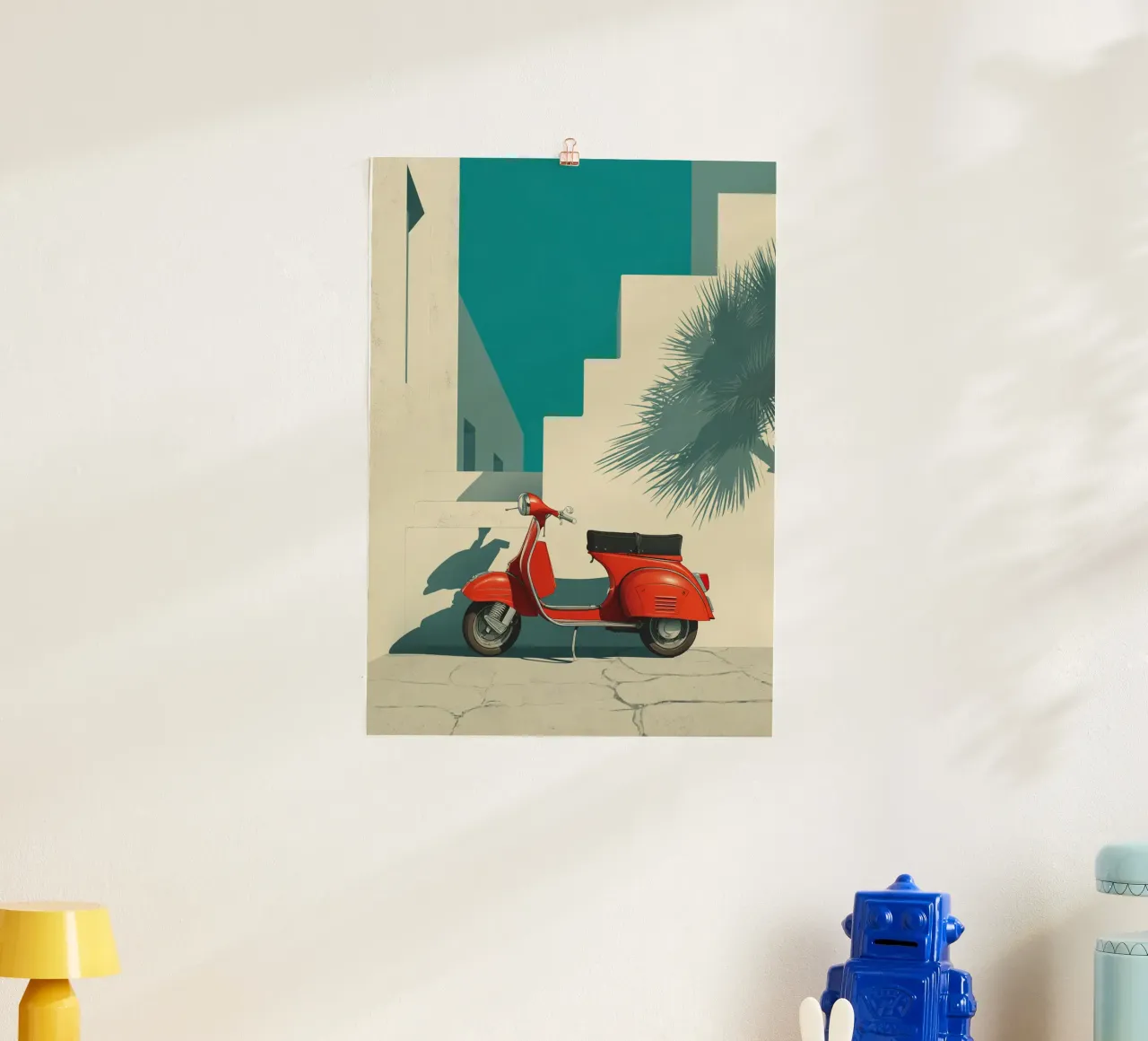 Italian Shadowplay poster con telaio in plastica da michi