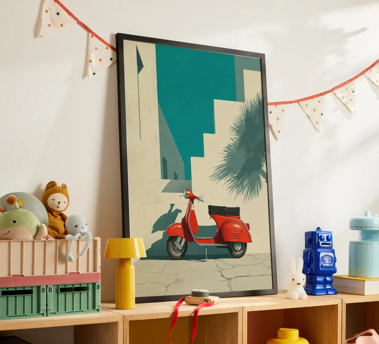 Italian Shadowplay poster con telaio in plastica da michi