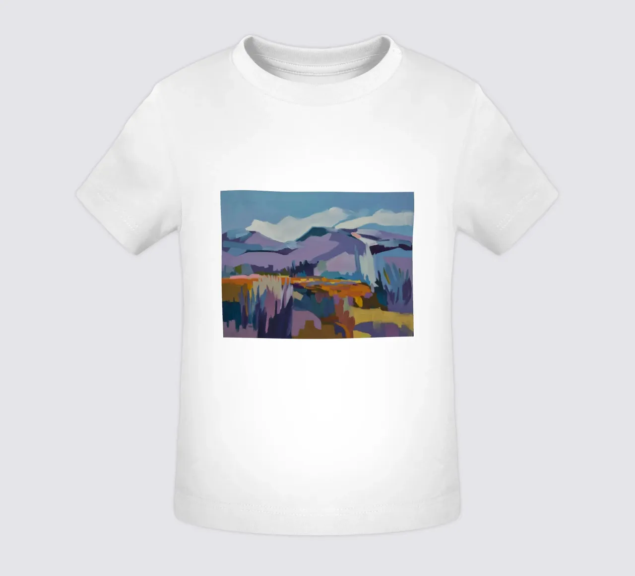 Serenità del picco del ghiacciaio maglietta neonato da Radiance Landscape
