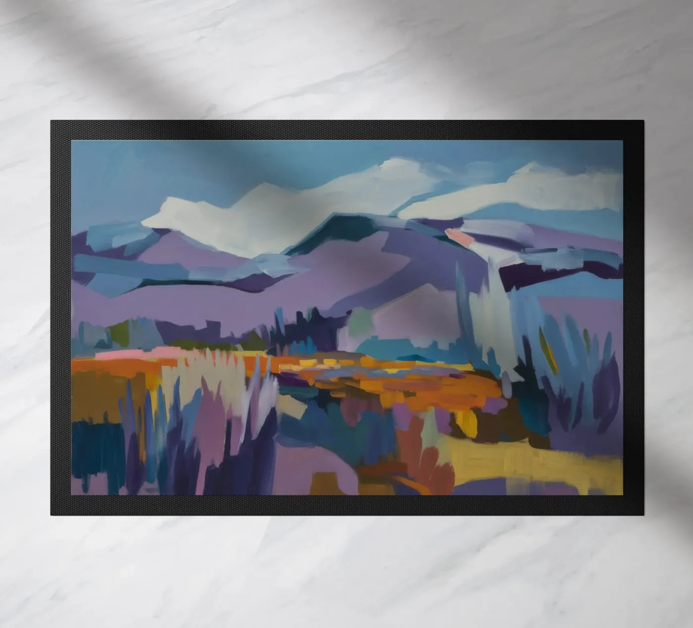 Gletsjerpiek Sereniteit deurmat van Radiance Landscape