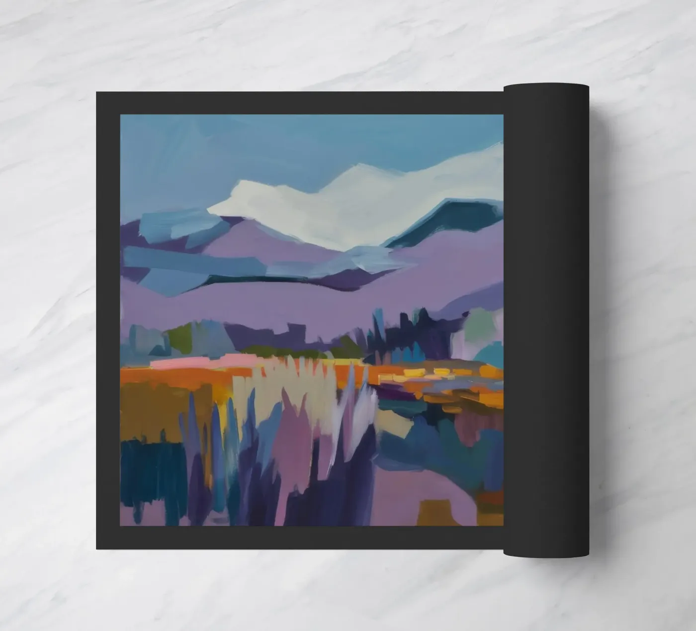 Gletsjerpiek Sereniteit deurmat van Radiance Landscape