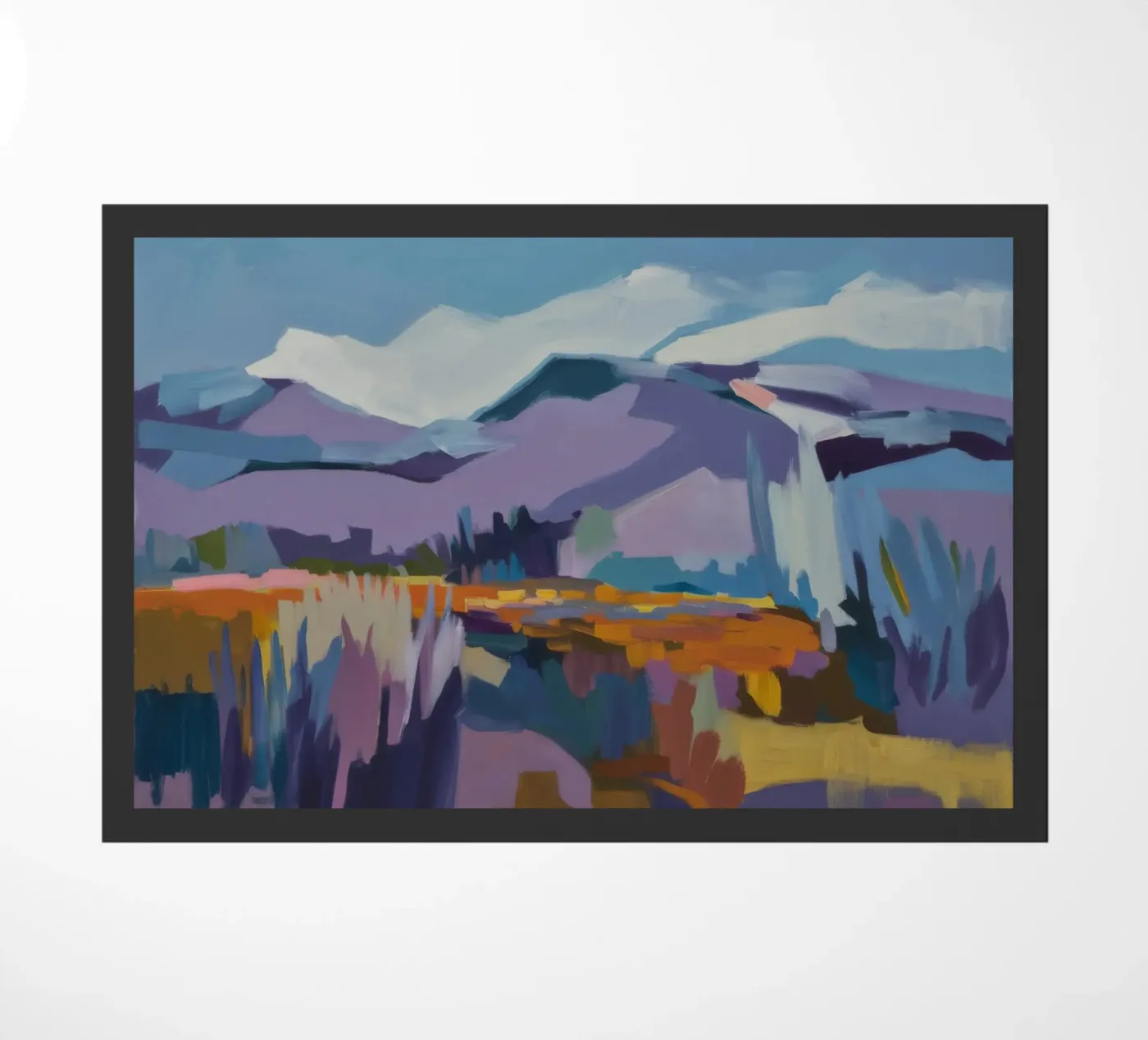 Gletsjerpiek Sereniteit deurmat van Radiance Landscape